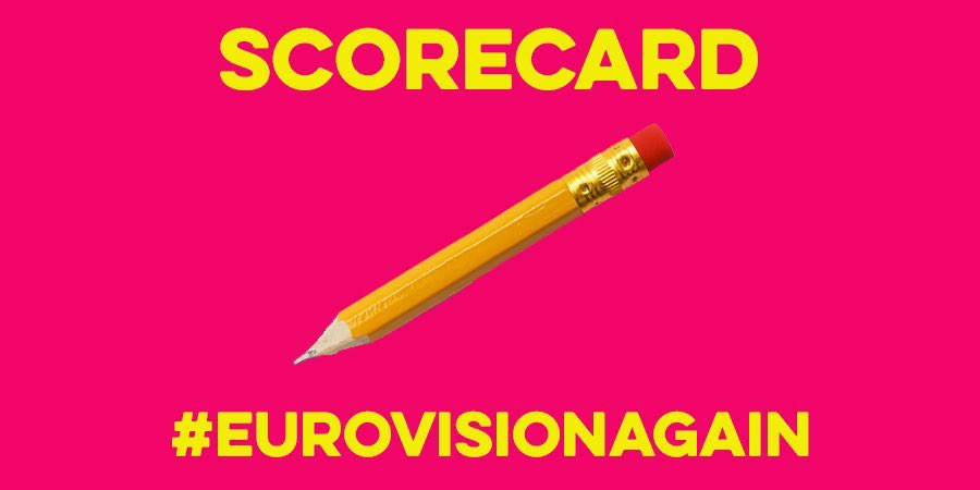  Labvakar Eiropā!  We’ve rigged up some SCORECARDS for Riga. PDFs & Google Doc versions at…  http://eurovisionagain.myportfolio.com 