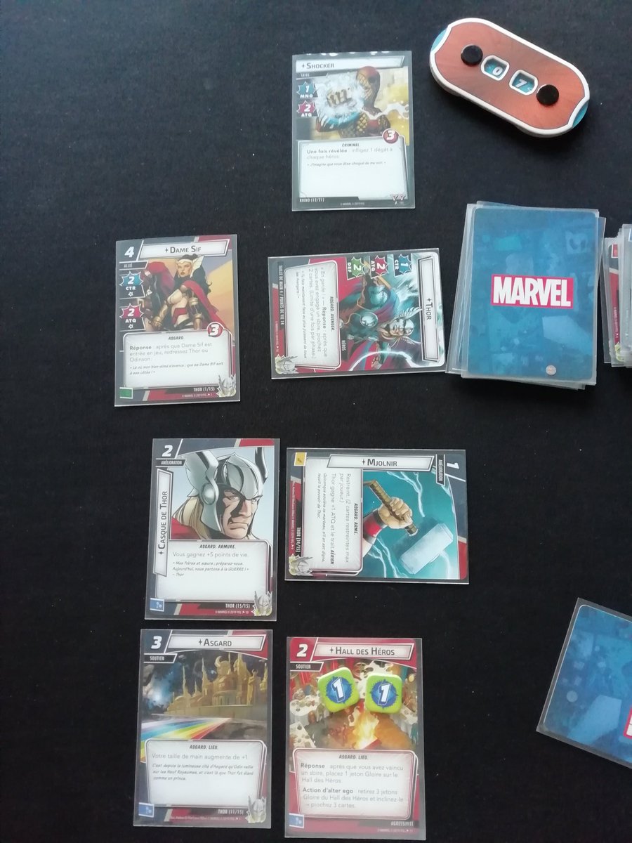 birguini_'s tweet photo. Il a fallu repartir aux origines pour réussir avec les nouveaux héros de #MarvelChampions
Thor et Captain America forment un bon duo contre Rhino Alerte à la bombe
#j2s #jce de @FFG_France https://t.co/BP1w7UAeG6
