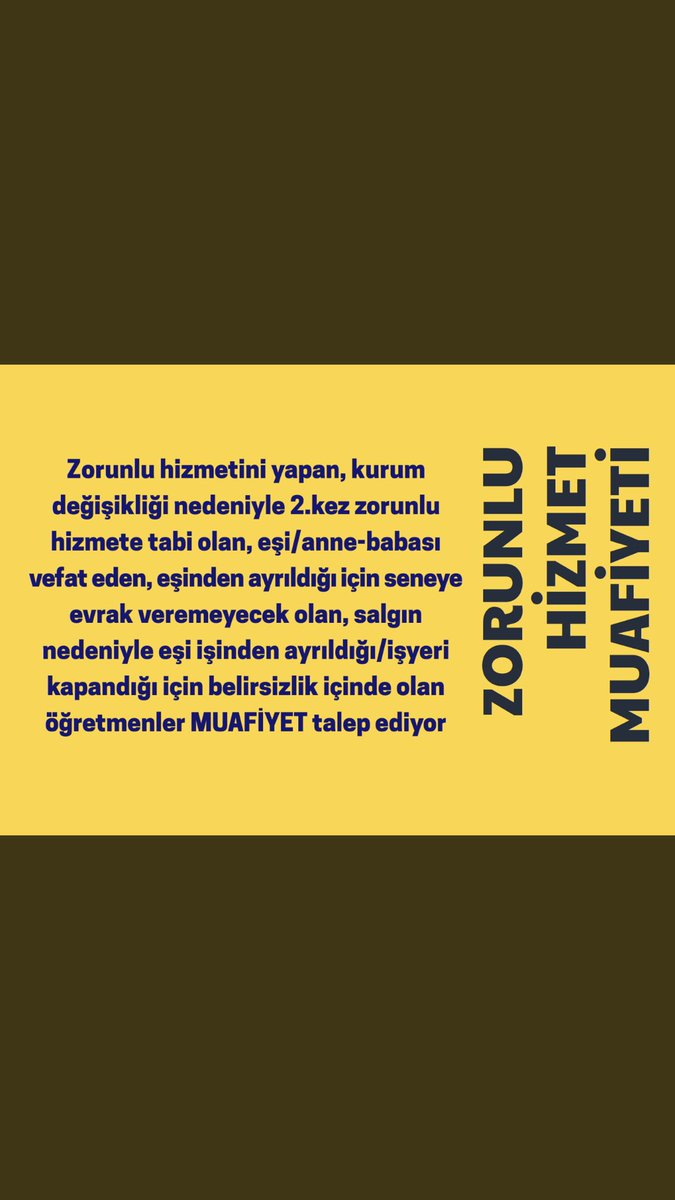 burcinkaradut's tweet photo. Zorunluya MuafiyetNerede https://t.co/0EIpuTIxRY