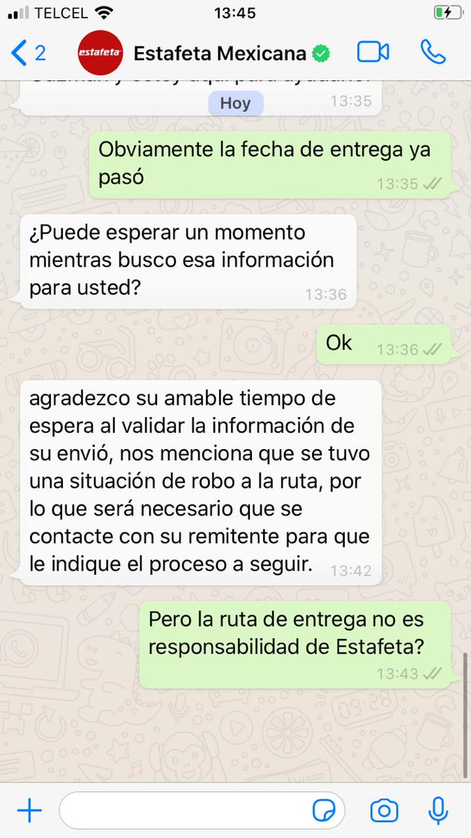 atomikov's tweet photo. @liverpoolmexico ha existido un pésimo servicio en uno de sus paquetes, para empezar no me informaron quien iba a mandar mi paquete, mismo que sufre reporte de robo de la paquetería desde el día 6, cómo se puede arreglar esto, casi va un mes https://t.co/zWzqBwqwNX