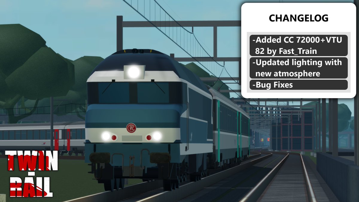 Twin Rail Official On Twitter Latest Update Brings Us A New Train From 787b Rotary Aswell As Some Changes To The Lighting To Give A Better Atmosphere Game Https T Co Sgecht21a9 Roblox Https T Co A2ghelcqmd - train game roblox