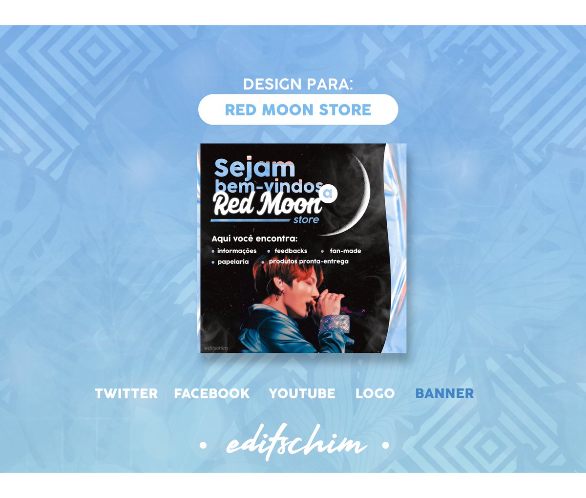 editschim's tweet image. Entrega para @RedMoonStore.

Obrigada pela confiança, amo esse conceito holográfico e espero que você tenha curtido também &amp;lt;3

(Este é um banner-gif, você pode checá-lo aqui: gph.is/g/ZORPVNg).