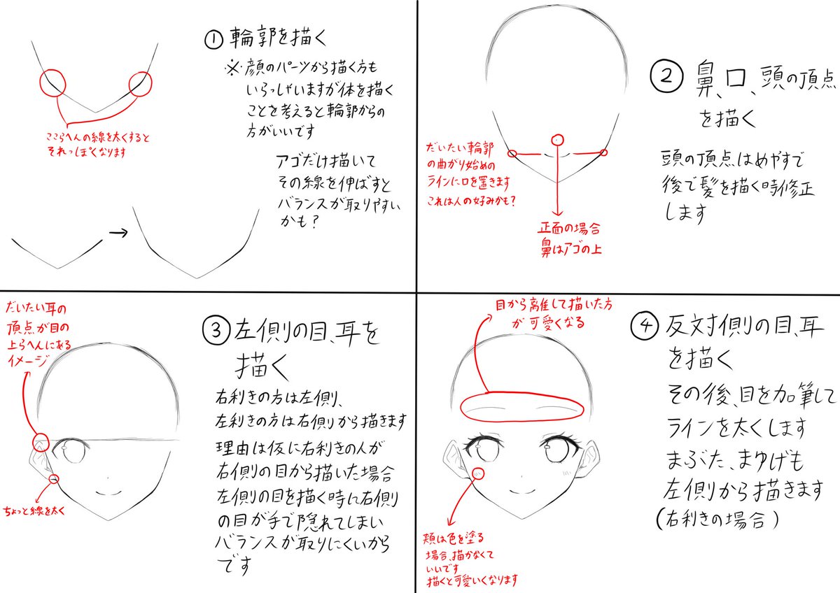 ほしめぐラジオなどのコメントで自分も絵が描けたらなぁという方がいらっしゃったので稚拙ながら僕なりに顔の描き方をまとめさせていただきました
皆でファンアートを描いていきましょう!
#ひととせ探偵団
#ほなぁーと 