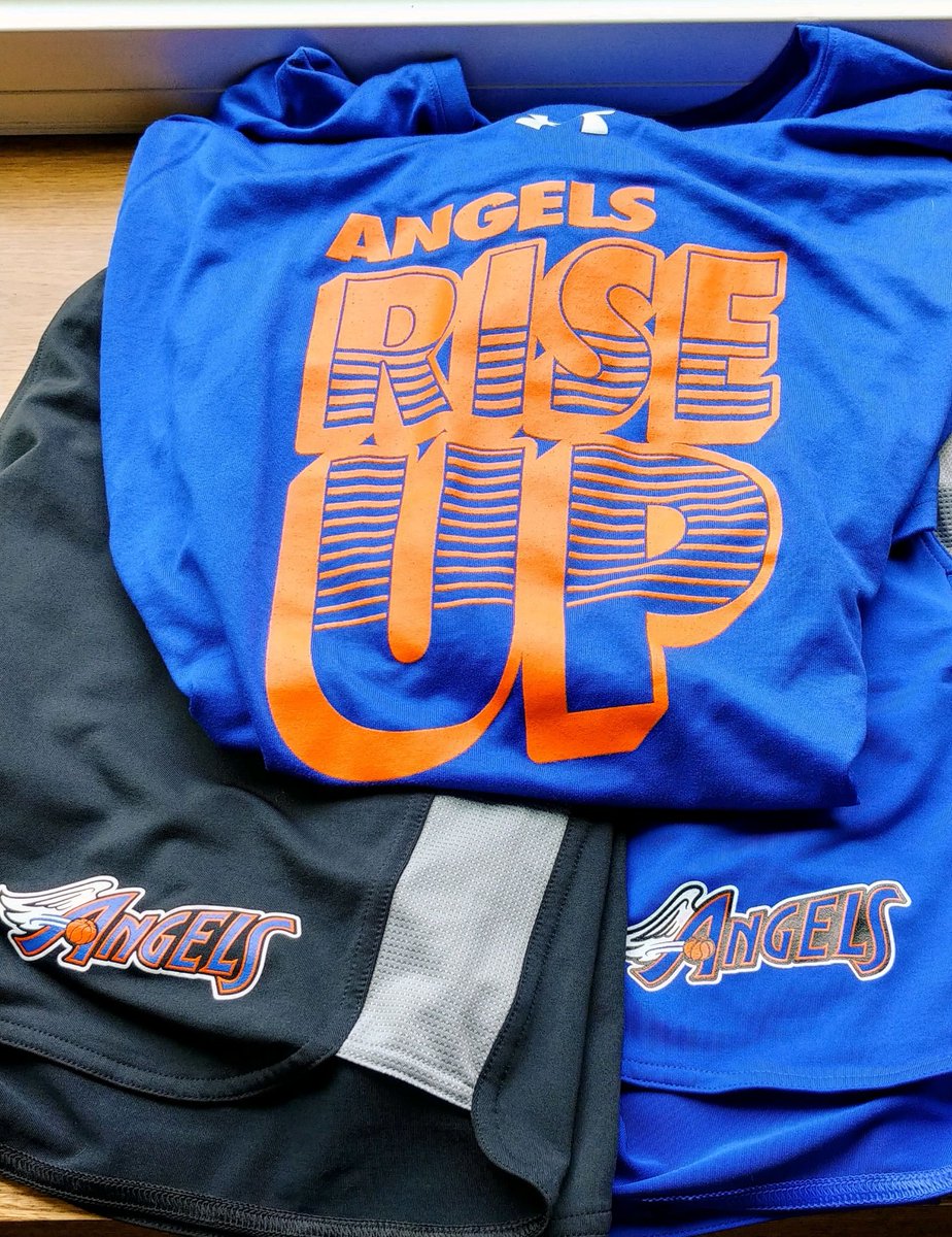 Thanks again <a href="/AngelsBballClub/">Cincinnati Angels</a> for the practice gear can't wait to get back in the gym