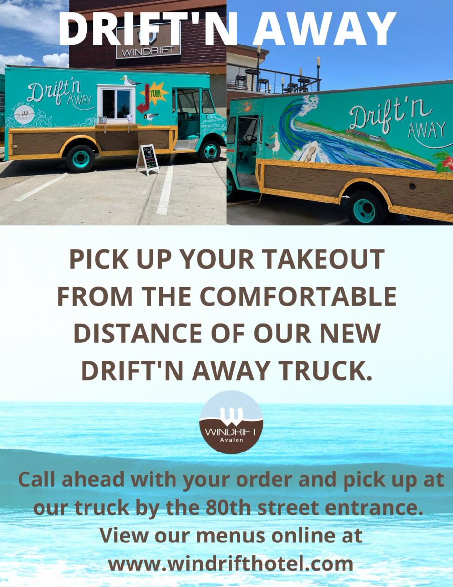 TheWindrift's tweet photo. Let's have some fun... send us a pick of you picking up your takeout in front of our new truck this weekend! https://t.co/ukKu5XvCoH https://t.co/GglD0w2VKH