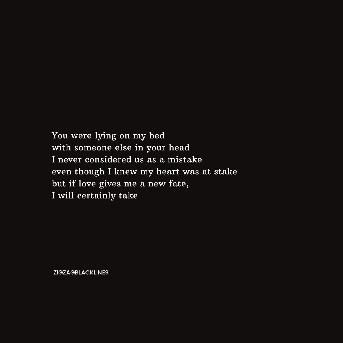 zigzagblackline's tweet photo. Rhymes

#poem #poetry #writing #WritingCommunity #words #wordpads #love #lovequotes #lovestory #thoughts https://t.co/IzyGAth0tl