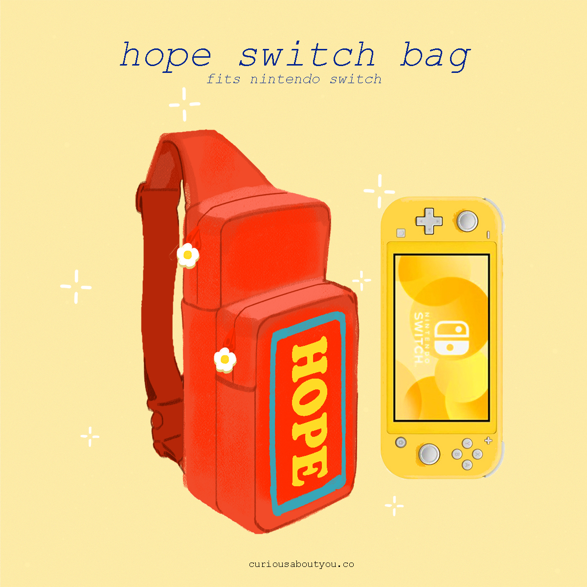 curiousaboutuco's tweet photo. hope nintendo switch bag!🍓✨ https://t.co/gR3Sxo4Ild