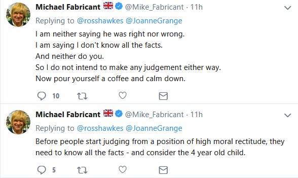 25. Angela Richardson (multiple retweets)26. Simon Clarke (tweet)27. Jane Hunt (retweeted Dominic Raab's tweet)28 Michael Fabricant (multiple tweets)