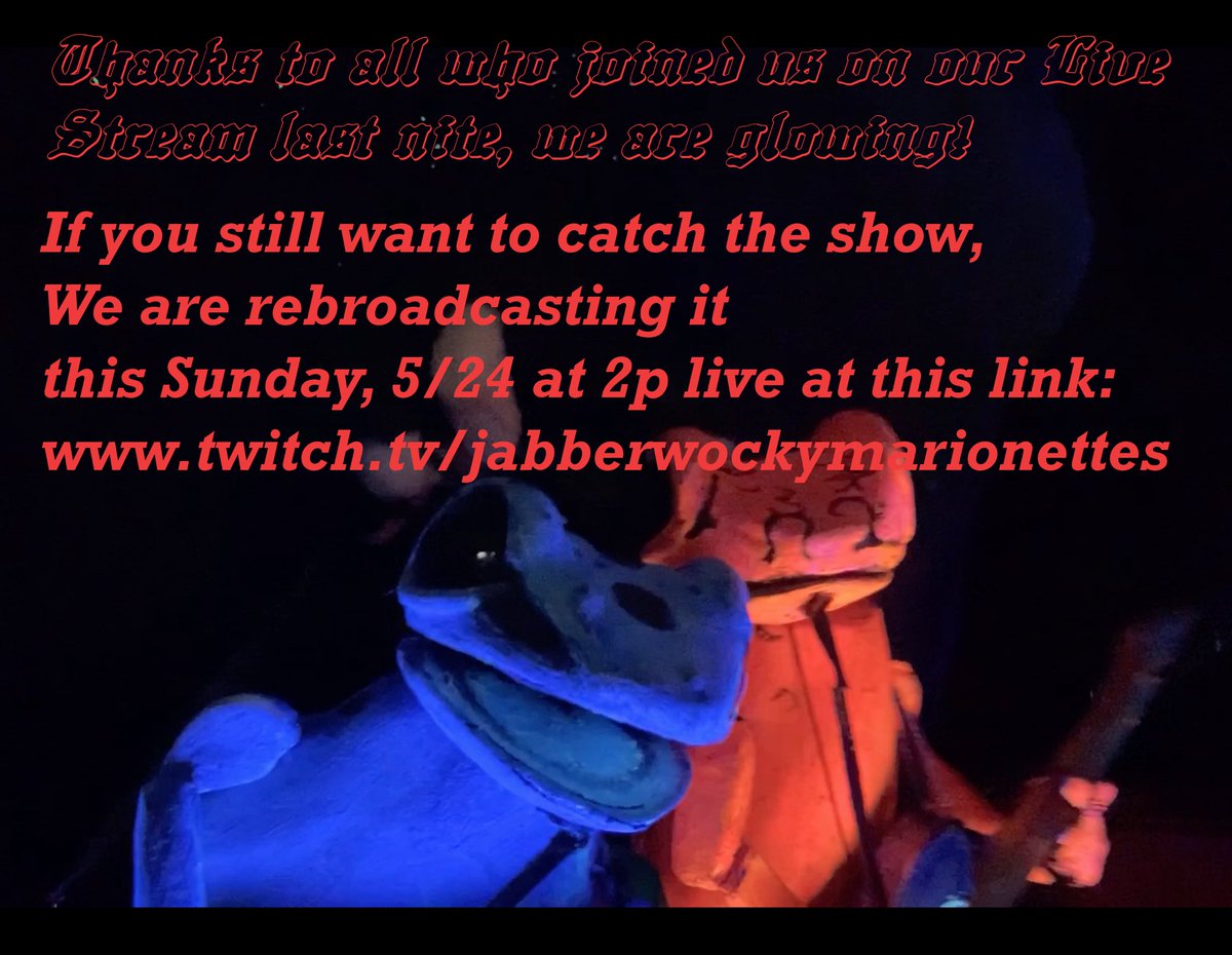 This Sunday at 2pCST!!