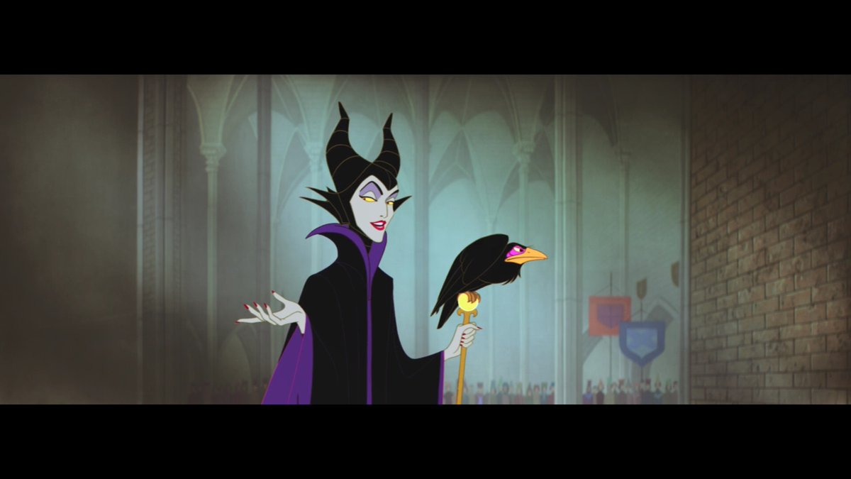 Maleficent's nails look fab, though. OPI Big Apple Red, perhaps?  #SleepingBeauty
