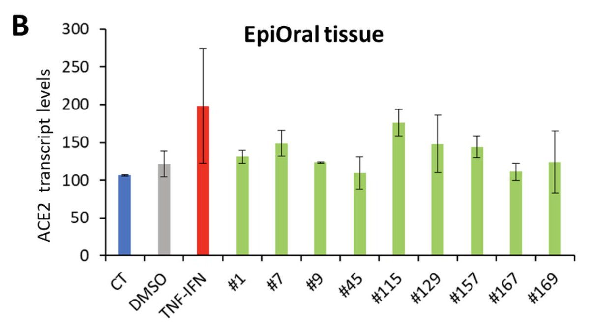 5/n, Fig 2B. After results above, they do "a larger scale follow-up experiment." Same idea, using more  #cannabis extracts. They do not bother replicating their "significant" results for extracts #81 and #130 above. Here, no results reach significance by their own analysis...