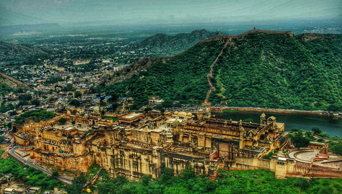 ...(mirror palace), or Jai Mandir, and the Sukh Niwas where a cool climate is artificially created by winds that blow over a water cascade within the palace. Hence, the Amer Fort is also popularly known as the Amer Palace. The palace was the residence of the Rajput Maharajas....