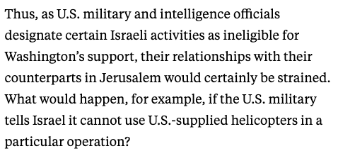 Another example: there is zero evidence for this being a likely scenario! Senate Democrats barely managed to sign a very lukewarm, AIPAC approved letter