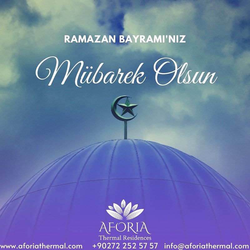 Sevdiklerinizle beraber huzur içinde doya doya yaşayabileceğiniz nice güzel bayramlar görmeniz dileğiyle...♥️

Sizlerin, sevdiklerinizin ve tüm İslam aleminin

Ramazan Bayramı Mübarek Olsun. 

#ramazanbayramı #bayram #türkiye #afyonkarahisar #aforia #thermal #güvendekal