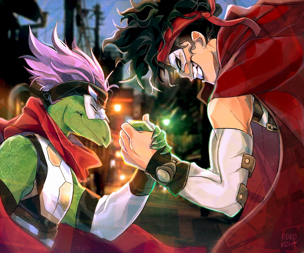 rorokonaa's tweet photo. villains become heroes (and happy!) :) https://t.co/sTteUTqL1s