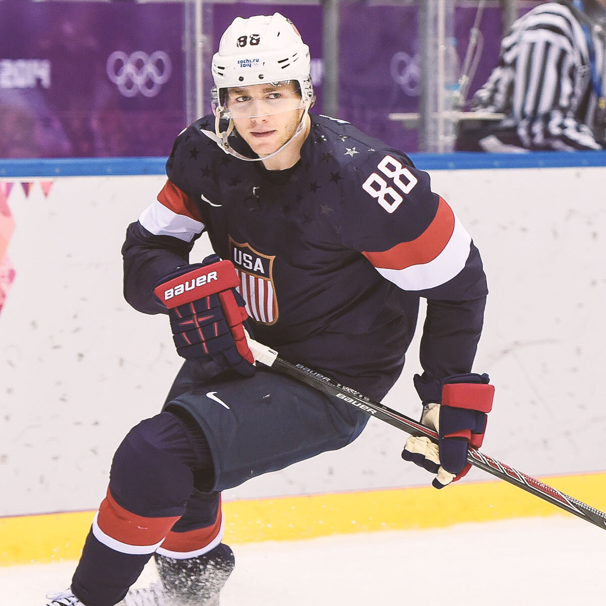 NBCSportsHockey's tweet photo. Captain America 🇺🇸🌟

@88PKane | @NHLBlackhawks https://t.co/nMFuCRSnbf