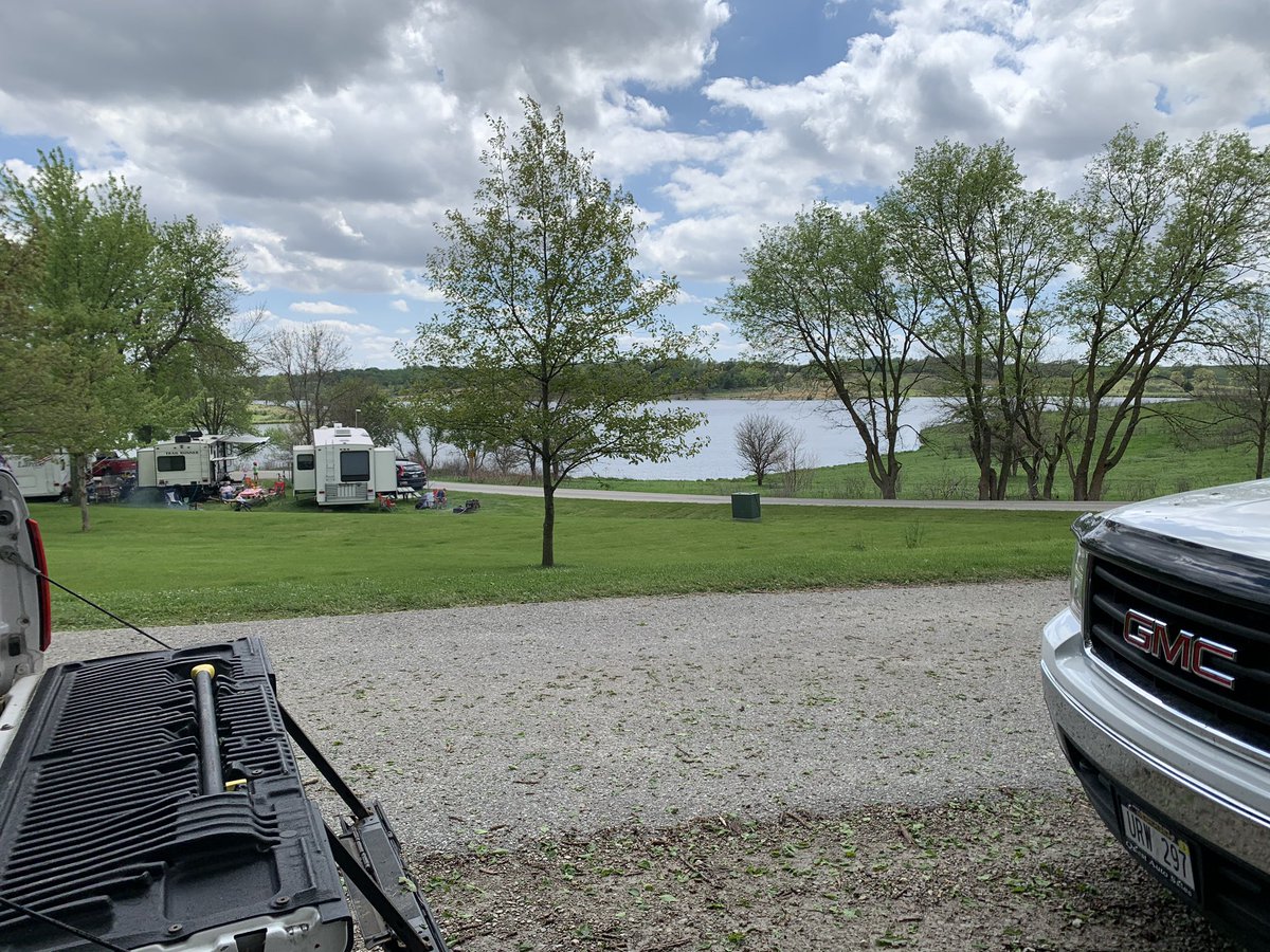 Just relaxing and enjoting the beautiful day! #RVLife