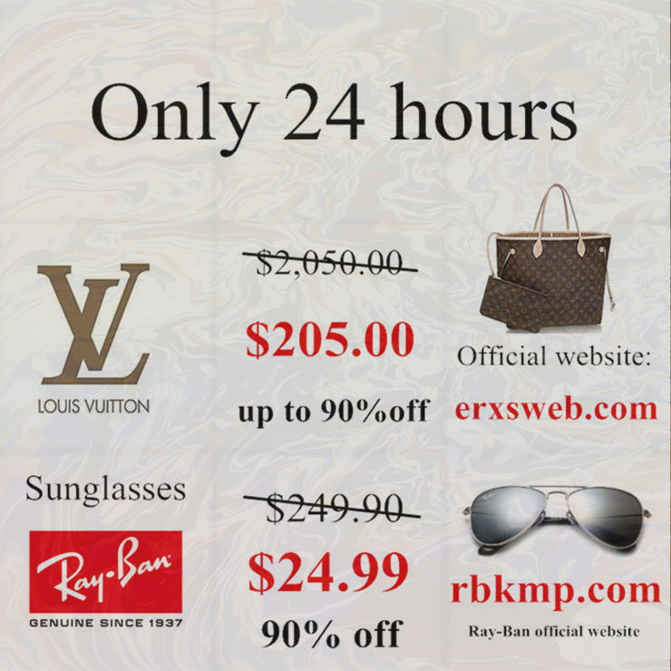jaimewebb9's tweet photo. Dear friends LV bags and ray ban sunglasses are on sale today
@crockerbrent21 @CrumpWil @AliBoo0416 @jacksonfredreg1 @djfree4all @Cumming19Joanna @kody_wolf @_reannawilliams @slingshot121 @Jonathannash24 https://t.co/NiGAEUOw2w