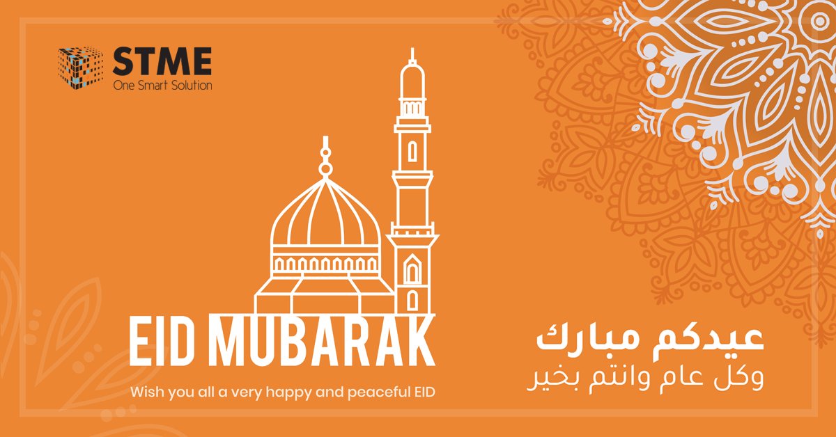 STMELtd's tweet photo. Let this day bring new hope and opportunities in your life. May you welcome them with an open mind and fresh thoughts. 

Eid Mubarak! warm greetings from STME. https://t.co/3acp0Plekm
