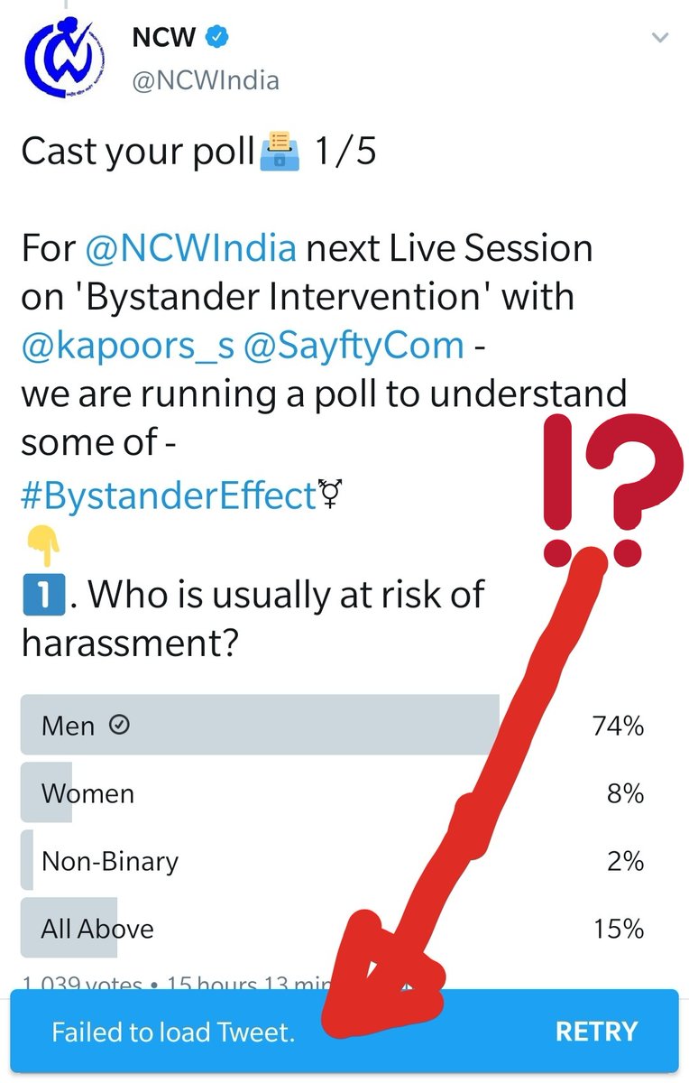 <a href="/vaastavngo/">Vaastav Foundation</a> <a href="/NCWIndia/">NCW</a> <a href="/NCWIndia/">NCW</a> are #MaleEaters 
#AntiMenNCW 
#MaleHaterNCW 

They deleted the tweet when they were exposed. So it's once again proved that they are cheater, misguiding <a href="/PMOIndia/">PMO India</a>
<a href="/HMOIndia/">गृहमंत्री कार्यालय, HMO India</a> <a href="/rashtrapatibhvn/">President of India</a> <a href="/RSSorg/">RSS</a> <a href="/BJP4India/">BJP</a> 
<a href="/smritiirani/">Smriti Z Irani</a>

#ShutDownNCW