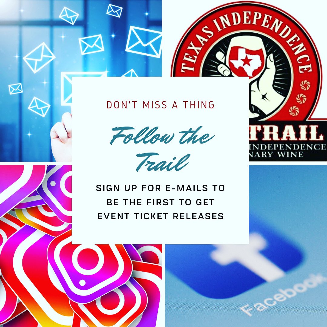 TXIndWineTrail's tweet photo. Be the first to know about all upcoming events like the Summer Passport. Sign up for e-mails at the link and follow us on all Instagram and Twitter too!

https://t.co/NegGIm6z9J

#Wine #winetrail #txwine #txwinery #texaswinery #texas #houstontx #austintxlife #katytx #fulsheartx https://t.co/HsarlF6ihj