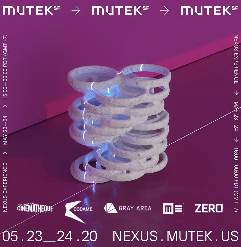 codame's tweet photo. ART+TECH leaders in San Francisco are joining forces for an incredible festival: NEXUS Experience @MUTEKSF
Join us for workshops, digital galleries and screenings with @CharStiles @starpause @d0nxyz @KennyMayers @Cabbibo @jodystillwater @tiareribeaux
https://t.co/9tKqUxjAQ1 https://t.co/fbisvNXnUj