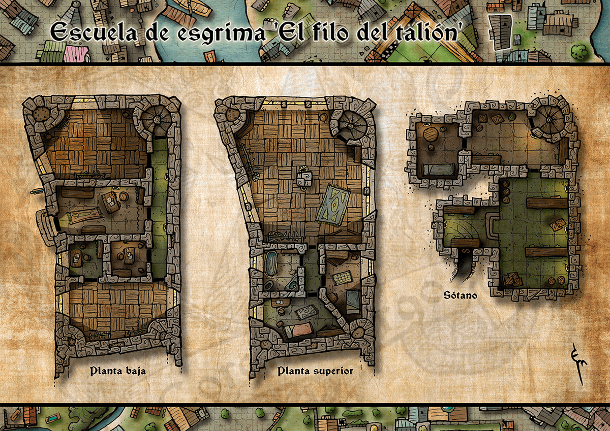 emenica's tweet photo. El primer plano que hago del interior de una casa de #Coronaburgo. Me ha encantado dibujarlo porque era un regalo de una familia a su padre. Además muy generosamente han accedido a compartirlo (lo han sugerido ellos). En cuanto tenga un rato lo subo con mejor calidad al blog. https://t.co/cmfYHWVmck
