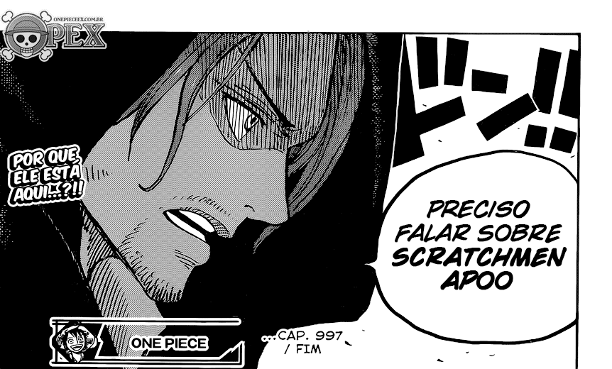 Lipe Sieira Castro Spoiler Do Capitulo 997 De One Piece Finalmente Descobrimos A Quem Shanks Estava Se Referindo