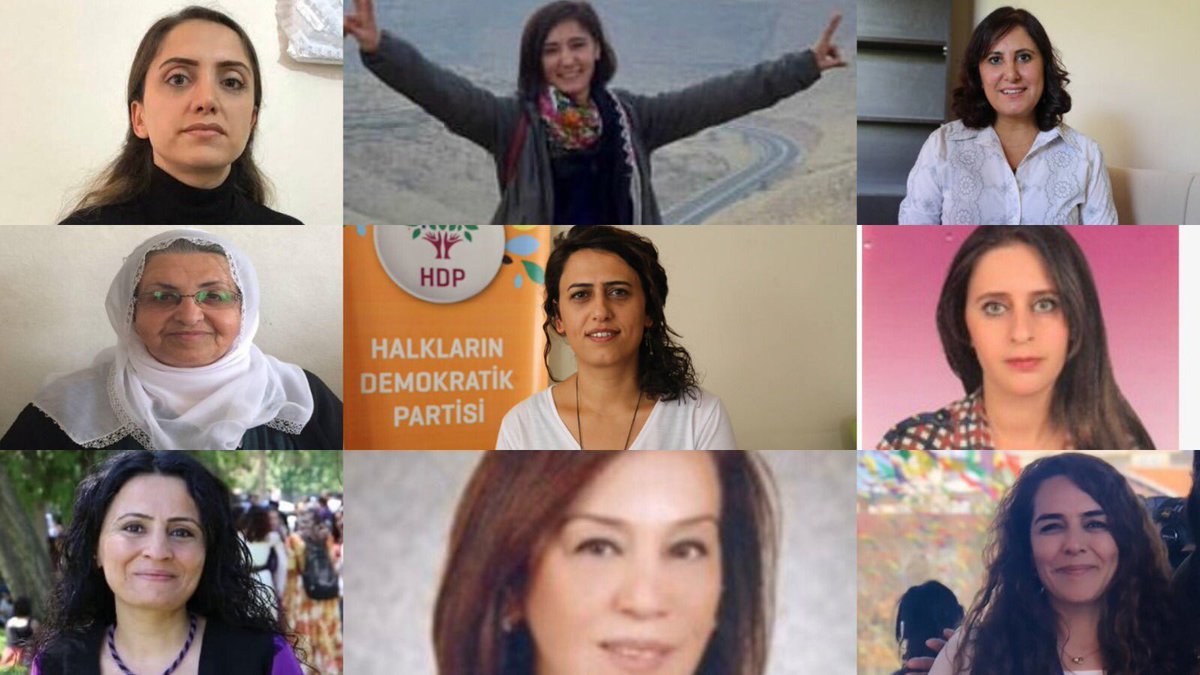 Kürt kadın siyasetçilerin ifade ve örgütlenme özgürlüğü gasp ediliyor.
#KadınlarOnurumuzdur