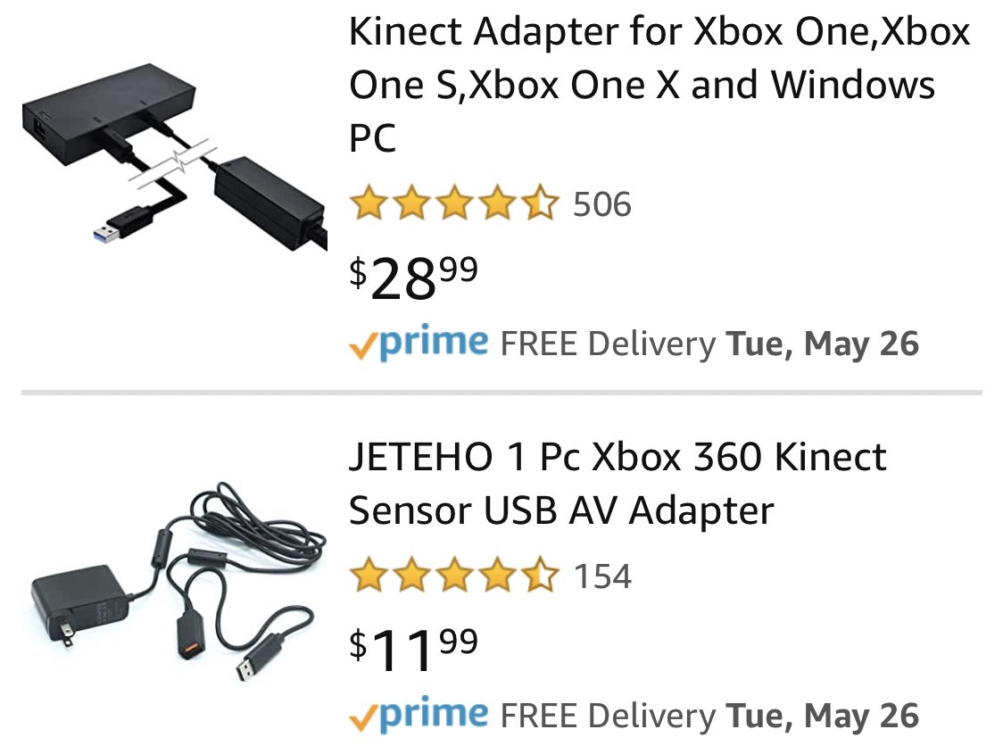 NEED A WEBCAM? HAVE A KINECT?Plug it into your PC with an adapter. Spatial sensing developers have been doing this for a decade since they were way cheaper than other PC hardware.