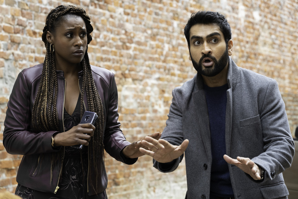 THE LOVEBIRDS Issa Rae and Kumail Nanjiani star as a couple forced to clear their names after they accidentally get caught up in a murder mystery.