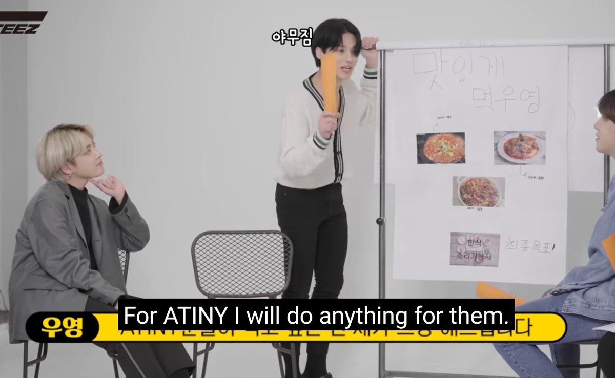 4. Wooyoungcurrent views: 258kgoal: 500k Wooyoung want to make more content with korean food in the next episodes for atinys so we should get as many views as possible. 맛있게 먹우영:  #에이티즈    #우영