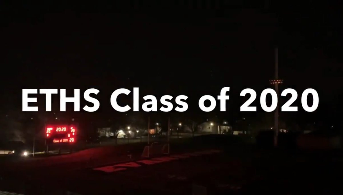 EthsBoosters's tweet photo. Great stills from the @ETHSWildkits @ETHSports tribute to the #ClassOf2020! #WildkitsShine!!! #MaxEffort https://t.co/IDBwRmdont