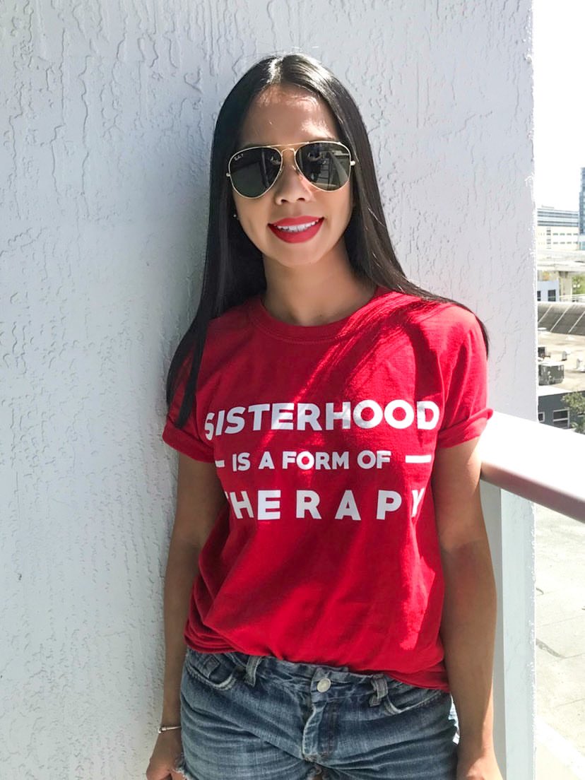 shopflybyknight's tweet photo. “Sisterhood is a form of Therapy” #sisterhood #flybyknight #tshirt https://t.co/O5MdhdEN5k