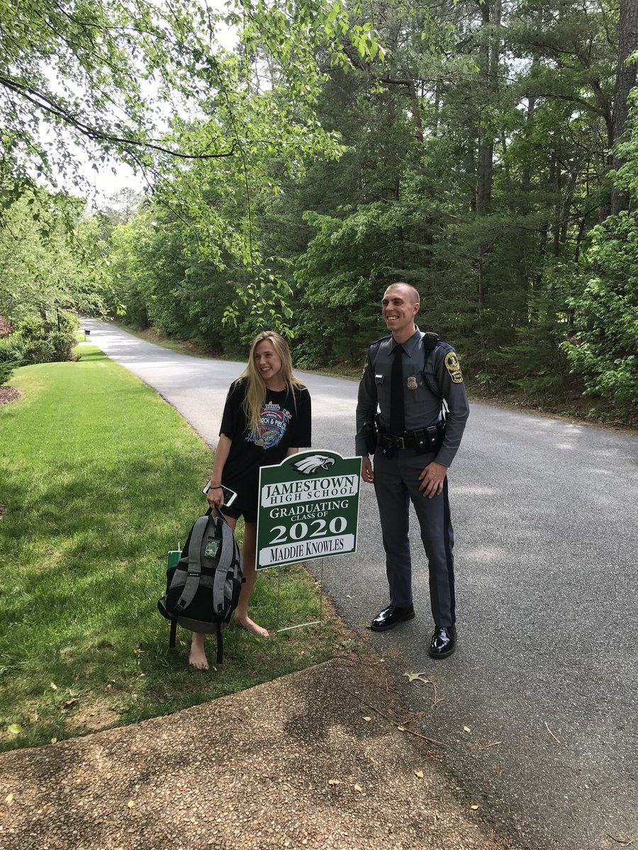 BobbyK1215's tweet photo. So honored to have one of Virginia’s finest adopt Maddie.  He went above and beyond “the call of duty”.  Thank you Officer LeSage for ALL that you do!!! #vastatetrooper https://t.co/SUq7yeaIiL
