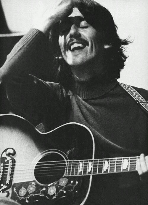 george harrison // i love this hippie bitch. he’s my absolute favourite out of the beatles and he says :D