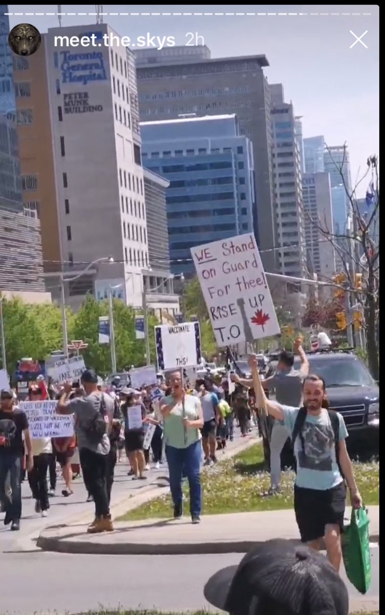 Many more people. I’m seeing less conspiracy signs, more signs against the banks, Ford govt. up here in Vaughan we’ve got young people racing their cars in packs. Many more shootings