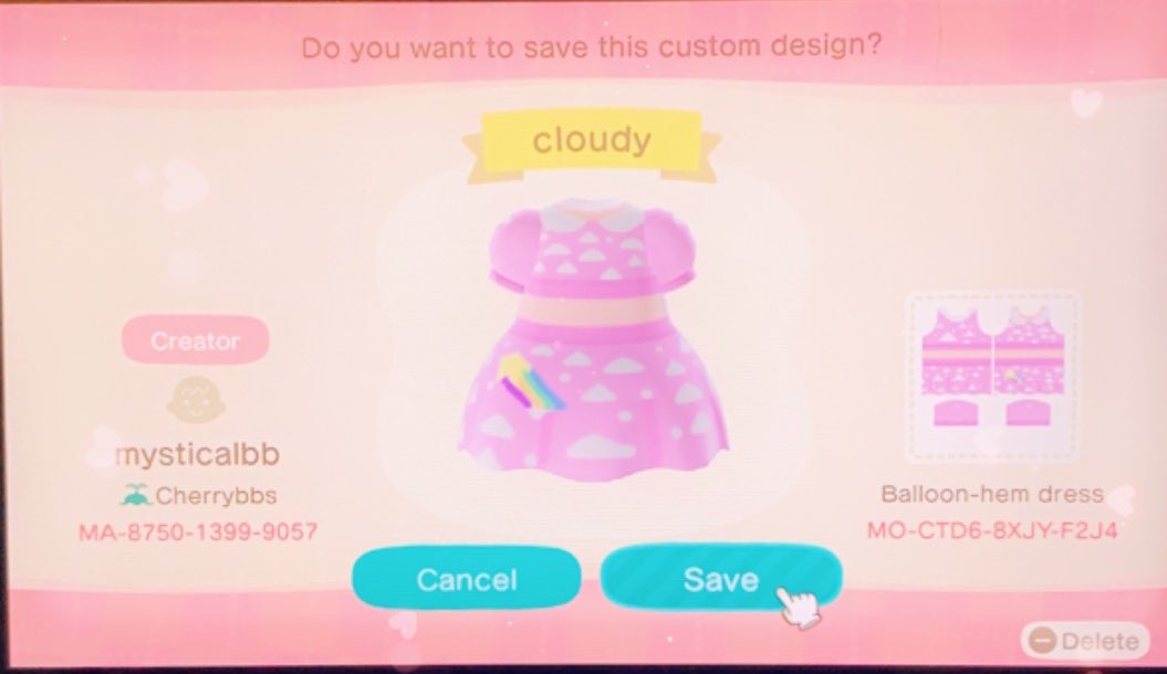 mysticalbb1's tweet photo. Super cute cropped 2 pieces! I made a maid one &amp; a cloudy one ☁️💕 Hope ya’ll like them too! #ACNHDesign #acnhdress #acnhdesigns #acdesigns https://t.co/6TsYJ80GW4