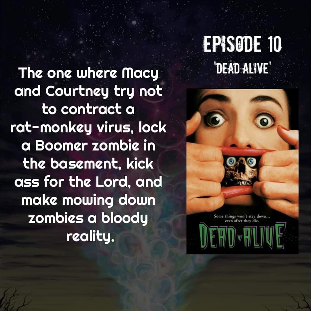 ConfettiPod's tweet photo. Our Dead Alive (Braindead) episode is now available!
.
.
.
.
#therestisconfetti #horror #bmovie #horrorpodcast #filmreview #filmpodcast #scifi #scifipodcast #deadalive #braindead #peterjackson #gore #zombies #newzealand #cultclassic https://t.co/u1y5T03jUZ