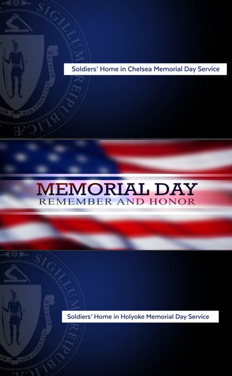 ICYMI: This week's @ChelseaSOHO & @HolyokeSOHO held virtual Memorial Day Observances. Watch them now on @MassGOV on demand:
https://t.co/qoxkWmNbdr
#MemorialDayMA #MemorialDay2020 https://t.co/6NAqPF3NLS