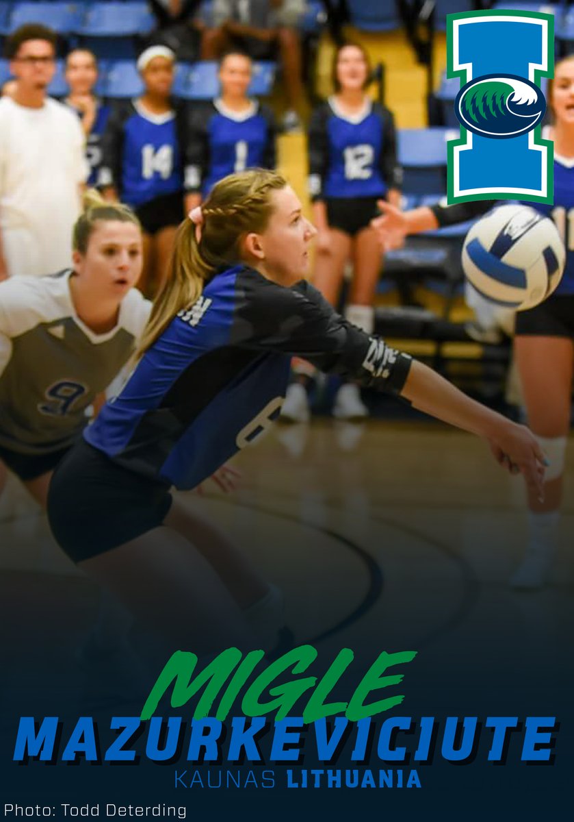 So excited to welcome Migle Mazurkeviciute to the Island! Migle comes to us from Barton CC where she was a two time KJCCC All-Conference selection! A native of Kaunas, Lithuania, Migle was also a member of the Lithuanian Beach Volleyball National Team! #ShakasUp #tamucc