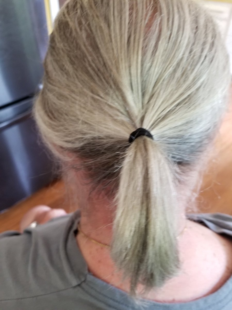 autoclear's tweet image. It took me a long time to grow this but only 10 minutes for my lovely bride to cut it off.....