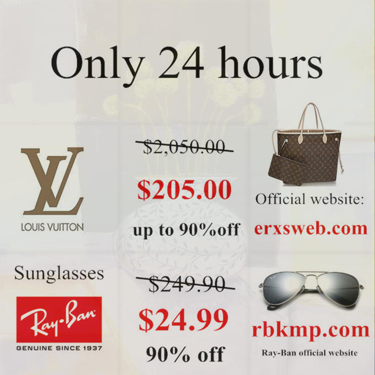 woowhoforfun's tweet photo. Dear friends LV bags and ray ban sunglasses are on sale today
@76_jared @austinfacepaint @closeHudsonbend @BR399 @fluri_united @richwulf @tamnavarro69 @victoriakemma @Hopscotchdrinks @pmoulder https://t.co/nFMc7dmDlW
