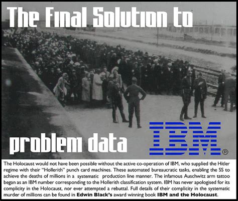 Bills mother Mary served on the Board of United Way, also on the Board of United Way was the CEO of IBM which is how Bill met the CEO of IBM, through his mother. IBM is also connected to the Holocaust through Edwin Black.Steve Jobs was quoted..