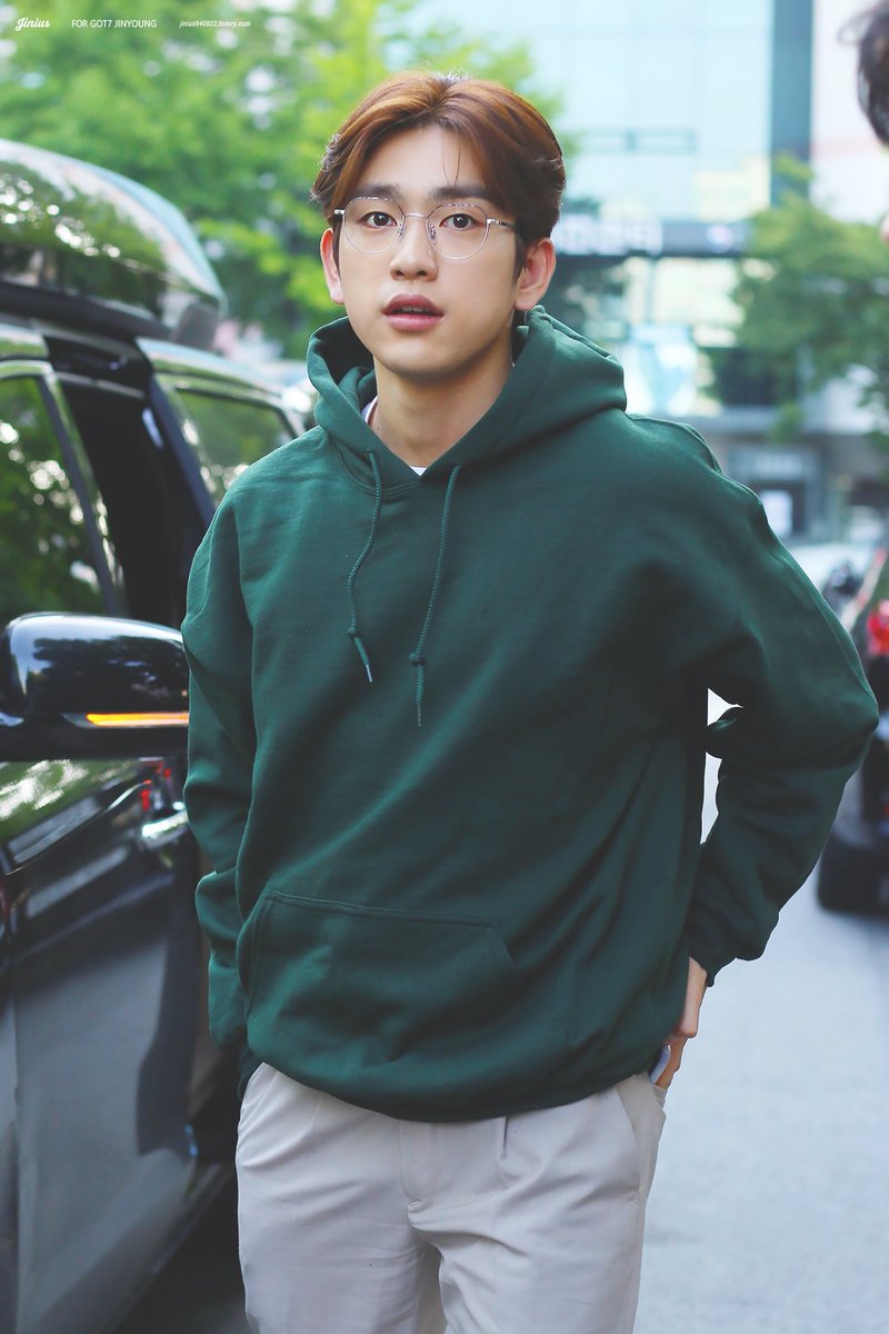 jinyoung as your college crush : a thread