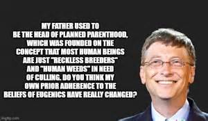 vaccines, after this discovery, the programs funding was pulled by federal governments, until the Bill and Melinda Gates foundation stepped forward to fund the programs working with the UK government to host at the London Summit on "Family Planning"..