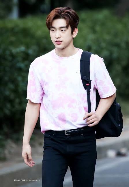 jinyoung as your college crush : a thread