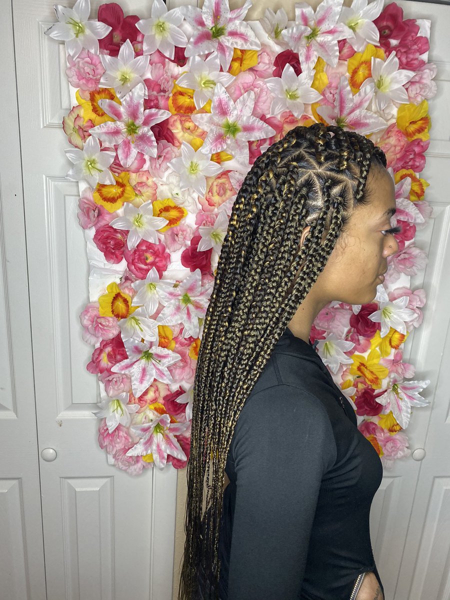 nicolethadoll's tweet photo. Book Triangles 😻#Triangleboxbraids #Mediumtrianglebraids #individualbraids #Houstonhairstylist #protectivehairstyles #blackhair #Mediumbraids https://t.co/MRisHKYehY