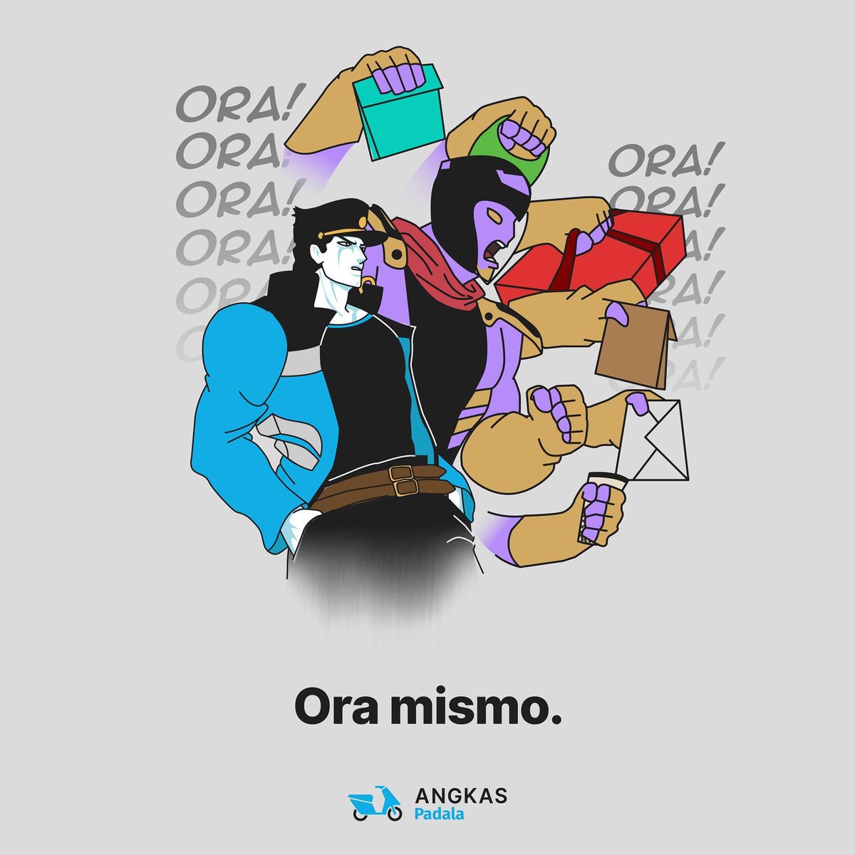 nagdedeliver din kami, do you understando