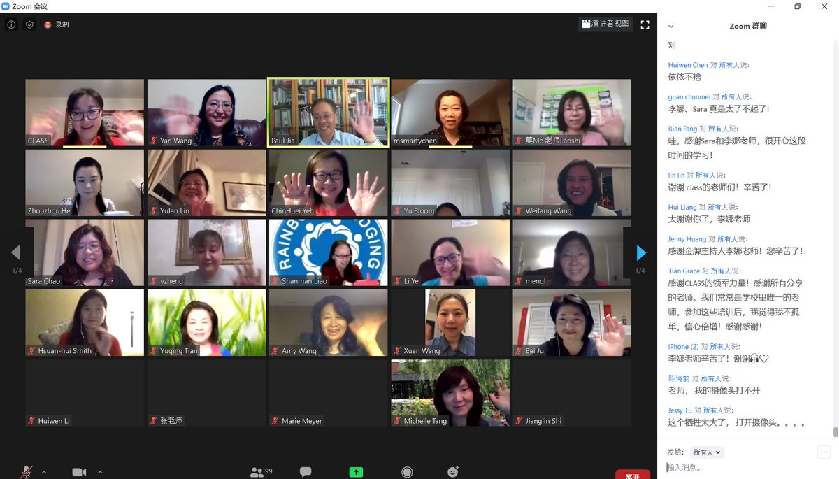 💗💪❤️Big shout out for <a href="/LiNalaoshi/">Na Li (李娜Lǐ Nà)</a> @sarara &amp; <a href="/CLASS_K12/">CLASS_K12</a> team for 30 webinars in the two months helping Chinese Ts overcome the unprecedented challenge. Amazing team and unbelievable work! Proud of being a member of this great team! <a href="/cchenlin/">Carol Chen-Lin</a> @VickyAndiWang <a href="/Baocaijia/">Baocai Jia （賈寶才）</a> <a href="/yingjin/">Ying Jin</a>